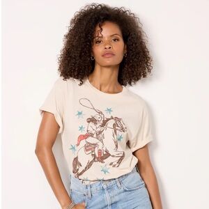 Anthropologie x Let Luv Rodeo T-Shirt Sz Medium NWT